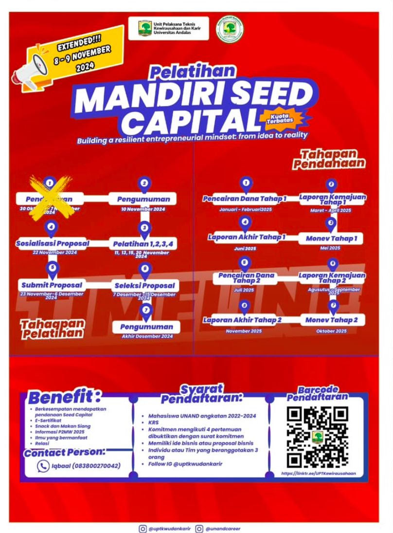 Pelatihan Seed Capital 2025